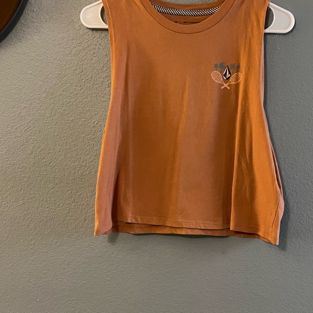 NWT Volcom Stone Hour Crop Top in Orange